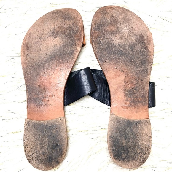 Joie A la Plage• Sable Leather Sandals strap leather slide sandal - Picture 5 of 10
